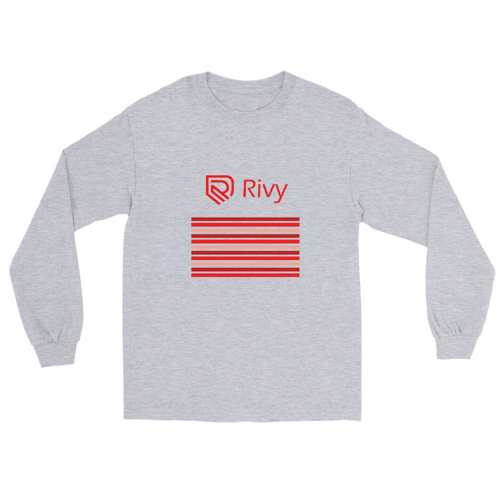 Men’s Long Sleeve Shirt sport grey front