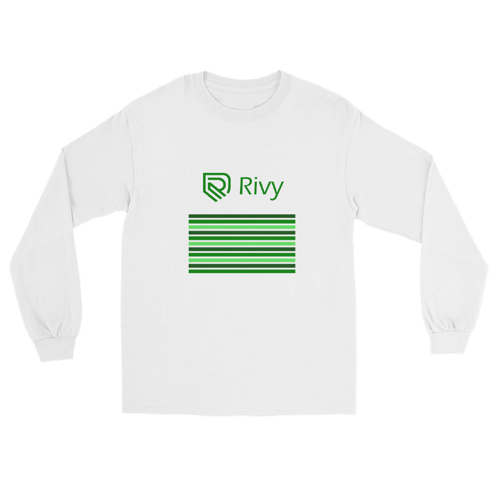 Men’s Long Sleeve Shirt white front