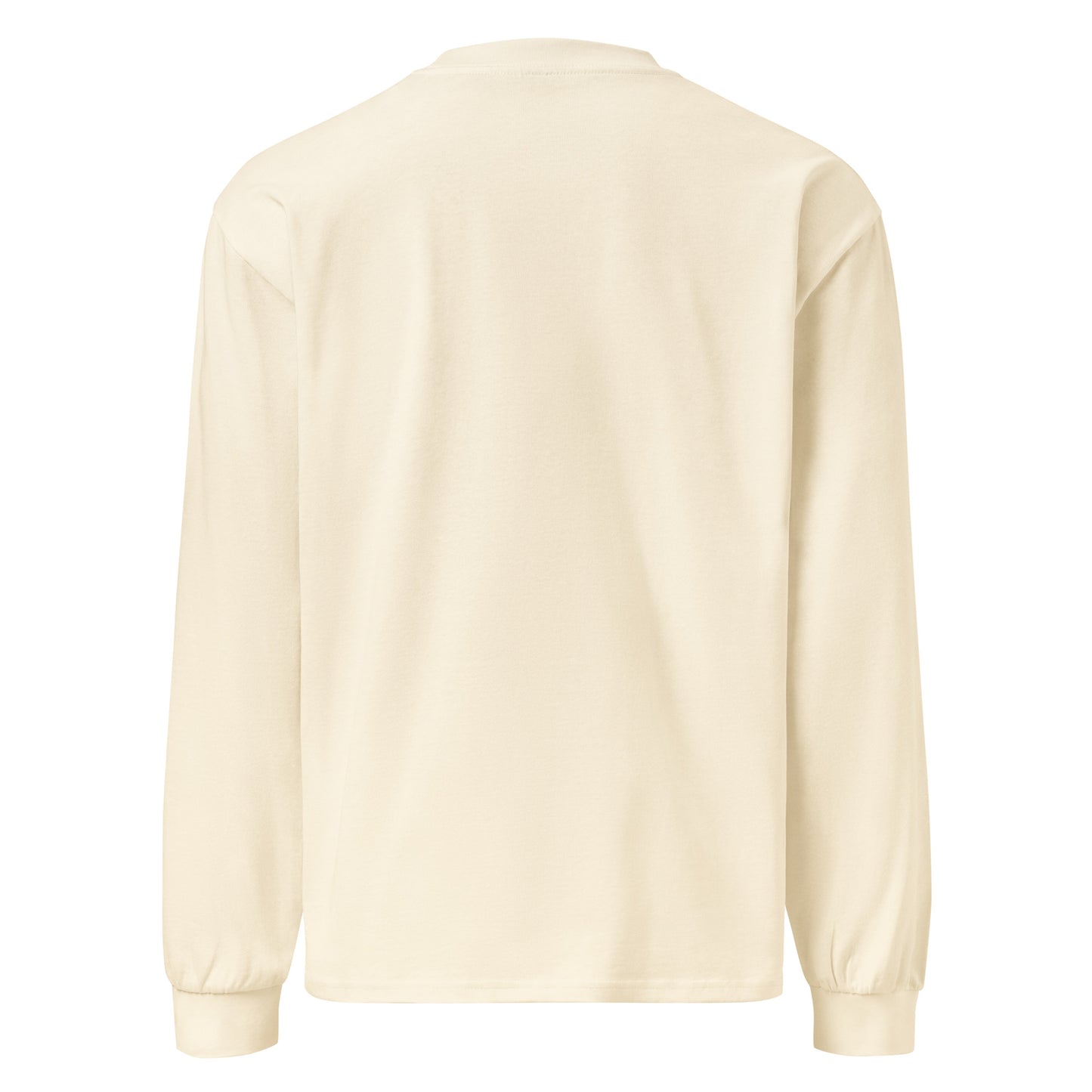 Premium heavyweight long sleeve shirt ecru