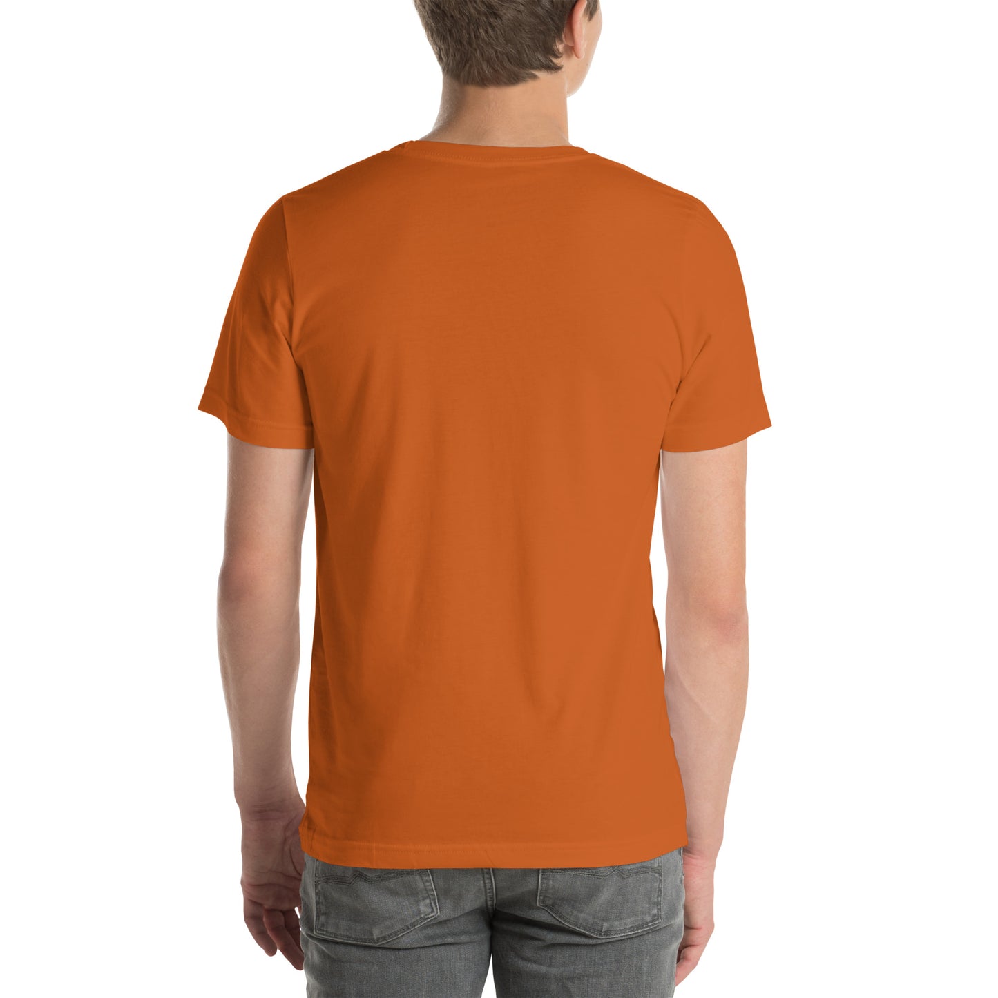 Unisex t-shirt autumn back