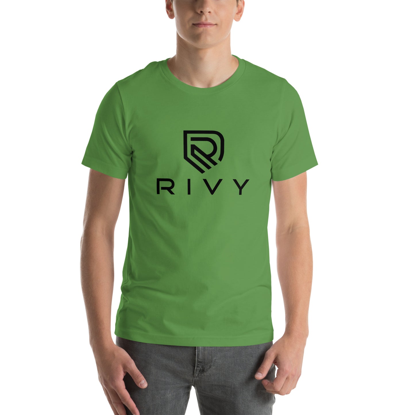 Unisex t-shirt leaf front