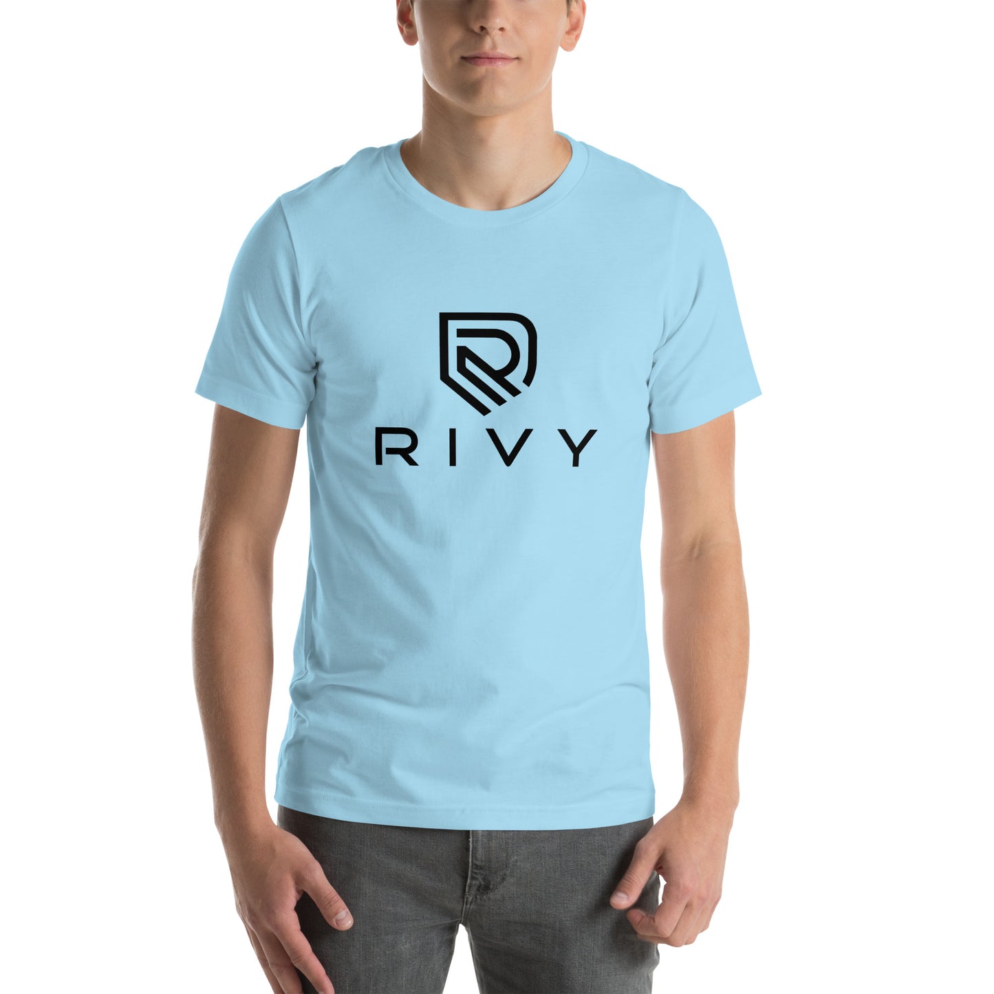 Unisex t-shirt ocean blue front