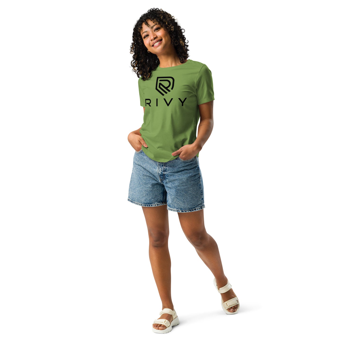 Women's Relaxed T-Shirt leaf front