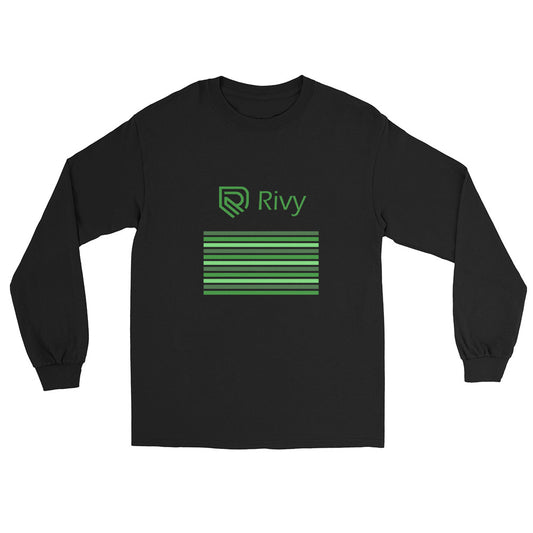 Men’s Long Sleeve Shirt black front