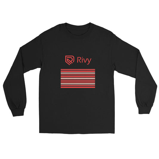 Men’s Long Sleeve Shirt black front