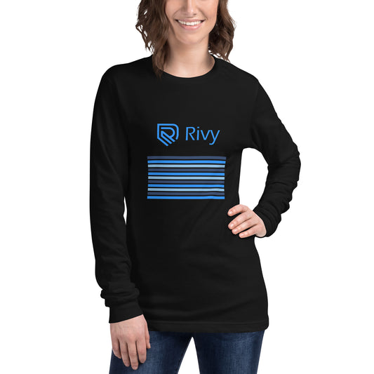 Unisex Long Sleeve Tee black front