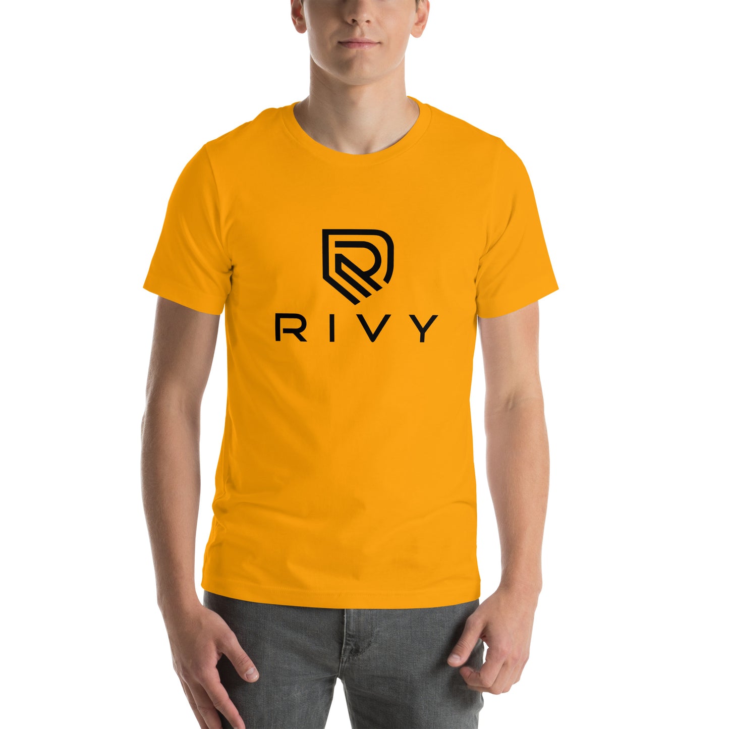 Unisex t-shirt gold front