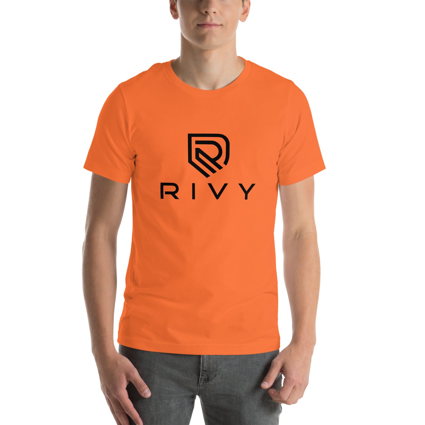 Unisex t-shirt orange front
