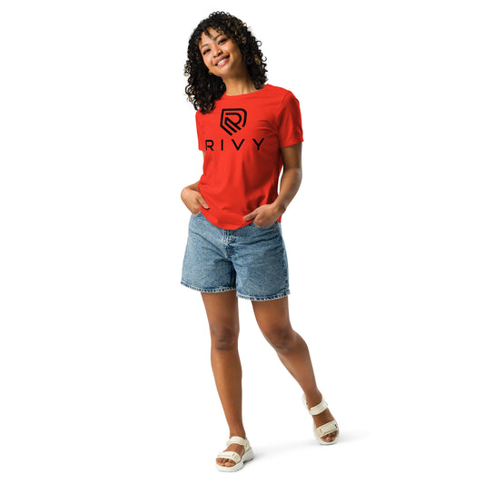 Women's Relaxed T-Shirt poppy front